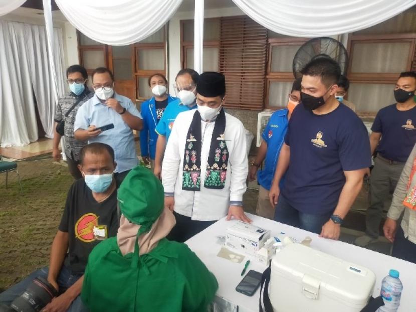 DPP KNPI bersama Yayasan Sahabat Ryano gelar Vaksinasi gratis di Jakarta, Jumat (16/7) 