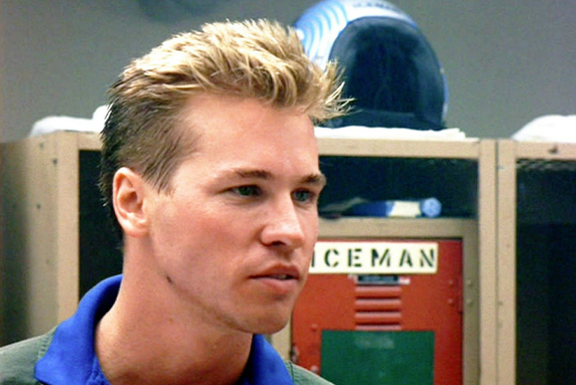 Val Kilmer dalam Top Gun 1986.