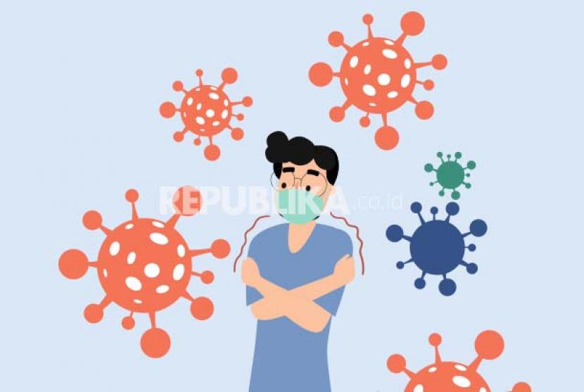 Juru Bicara Kementerian Kesehatan, Siti Nadia Tarmizi mengatakan, orang yang terinfeksi virus corona varian omicron biasanya mengalami gejala seperti sakit flu. (ilustrasi).