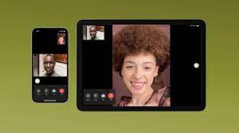 Video call dengan aplikasi FaceTime