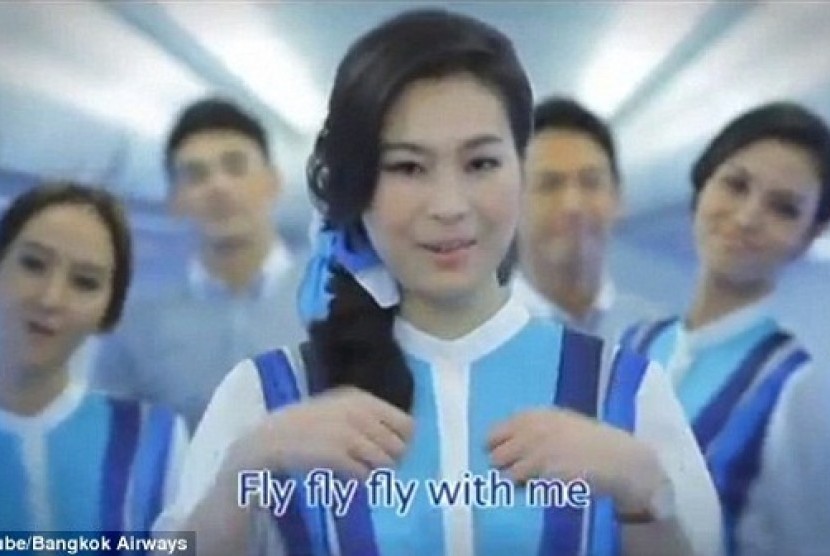 Video keselamatan penerbangan ala Bangkok Airways