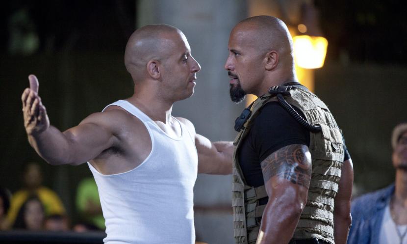 Setelah perselisihan, Vin Diesel dan Dwayne Johnson tak lagi berbagi layar di waralaba  Fast & Furious (ilustrasi).
