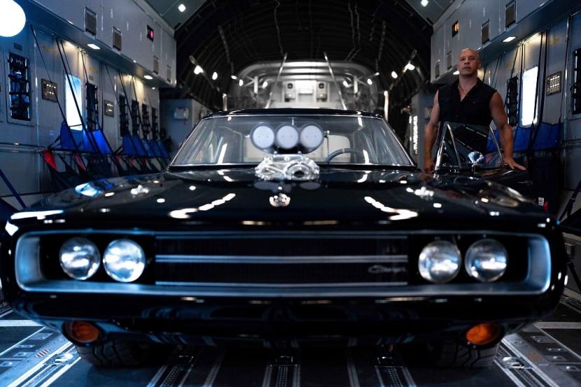Vin Diesel saat berperan sebagai Dom Toretto di film Fast X. Ada rumor bahwa film Fast and Furious berikutnya akan menjelajah waktu. 
