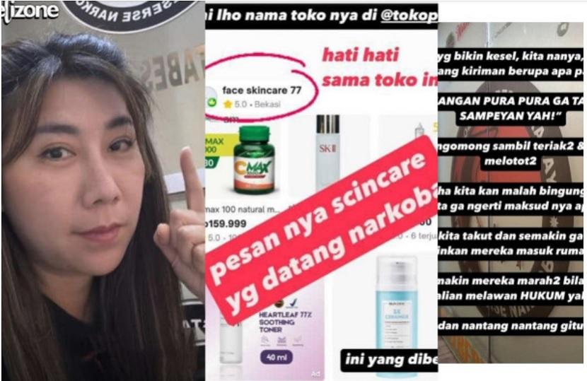 Viral di media sosial, seorang wanita asal Surabaya, Jawa Timur, membeli skincare dari toko online tetapi yang datang malah narkoba. Dia pun sempat digerebek polisi di rumahnya.