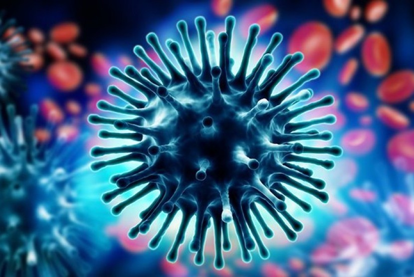 Virus Flu. Ilustrasi