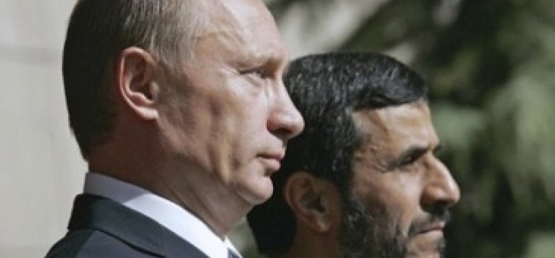Vladimir Putin dan Ahmadinejad