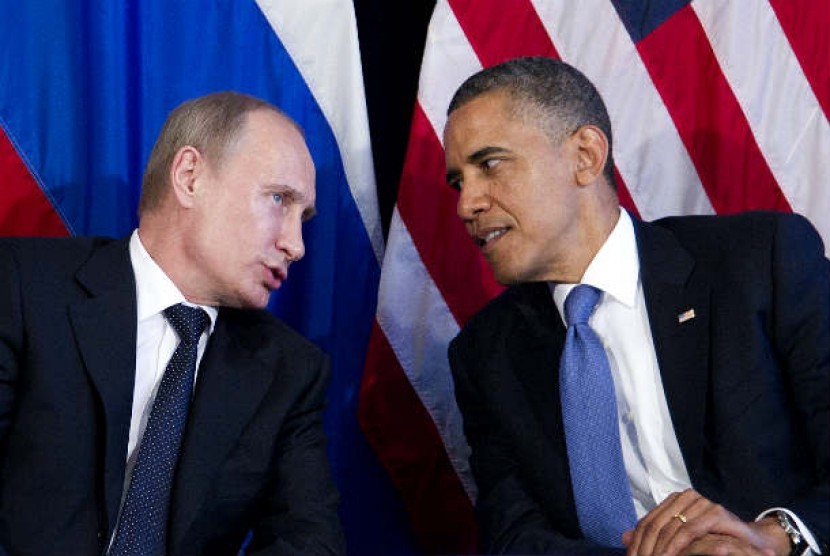  Vladimir Putin dan Barack Obama