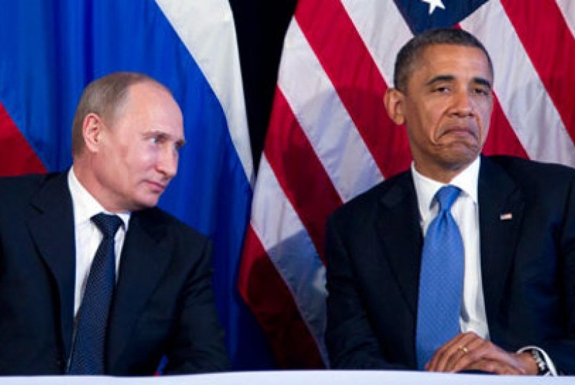 Vladimir Putin dan Barack Obama