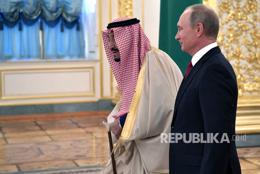 Vladimir Putin dan Raja Salman