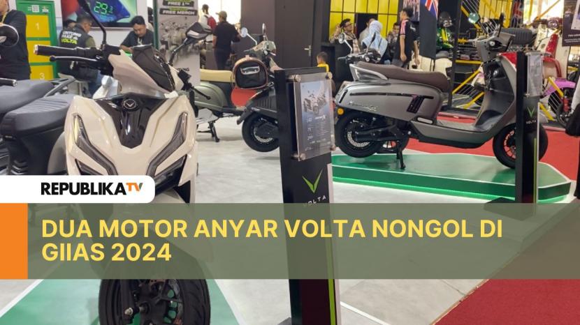 Volta menghadirkan dua varian motor teranyarnya di GAIKINDO Indonesia International Auto Show (GIIAS 2024).