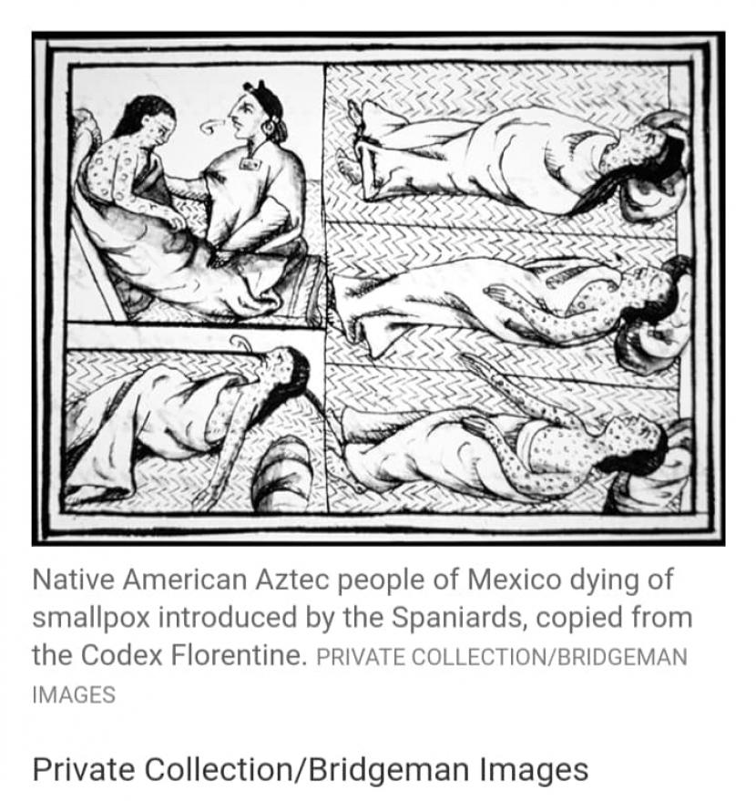 Wabah cacar di Mexico 500 tahun lalu.