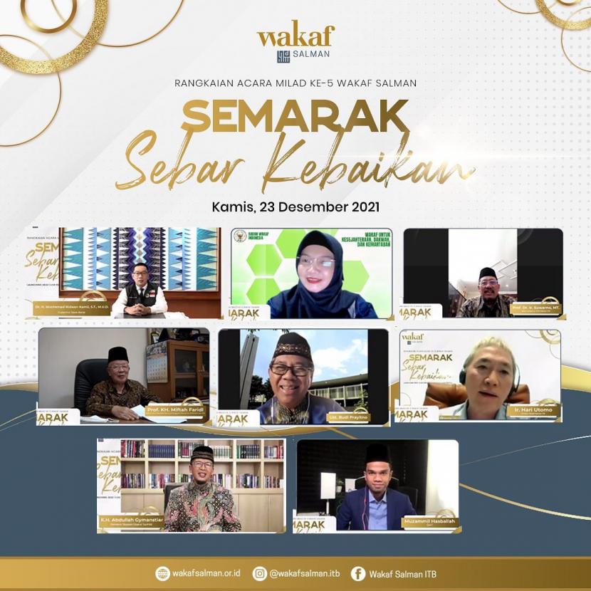 Wakaf Salman ITB menggelar acara Semarak Sebar Manfaat Wakaf Salman 2022 dalam rangka Milad ke 5, pada hari Kamis, (23/12). 