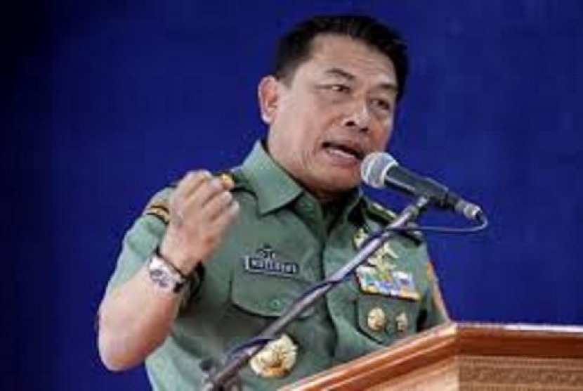 TNI Commander General Moeldoko (file photo)