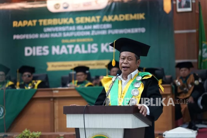 Waketum MUI, KH Marsudi Syuhud mengajak mahasiswa UIN Purwokerto jadi wirausaha 