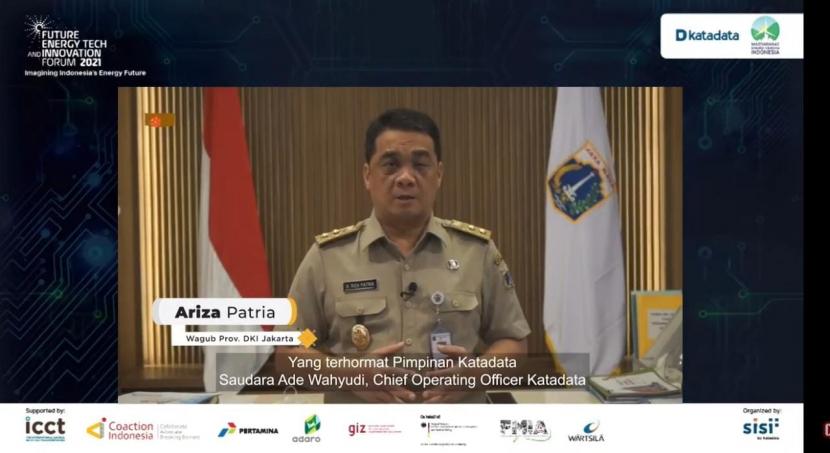 Wakil Gubernur DKI Jakarta, Ahmad Riza Patria.
