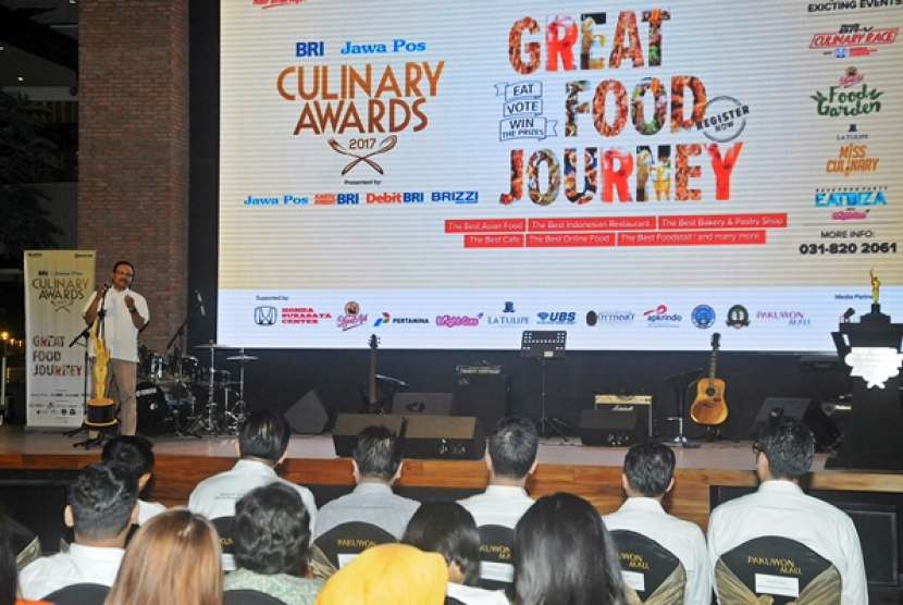 Wakil Gubernur Jawa Timur Gus Ipul saat menghadiri acara Culinary Awards 2017 di Jawa Timur.