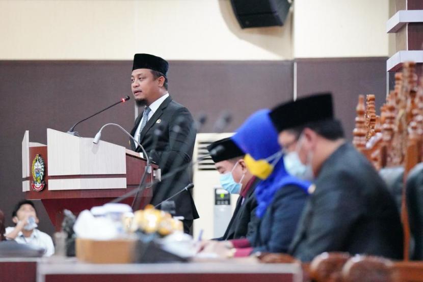 Wakil Gubernur Sulsel Andi Sudirman Sulaiman berkoordinasi dengan sejumlah pimpinan organisasi yang akan terjun bersama dalam gerakan 