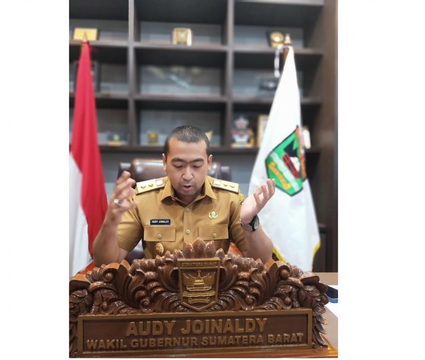 Wakil Gubernur Sumbar Audy Joinaldy.