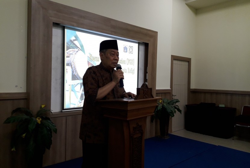 Wakil Kepala Badan Manajemen JIC KH Khudrin Hasbullah membuka FGD  studi pengelolaan wisata religi berbasis masjid.
