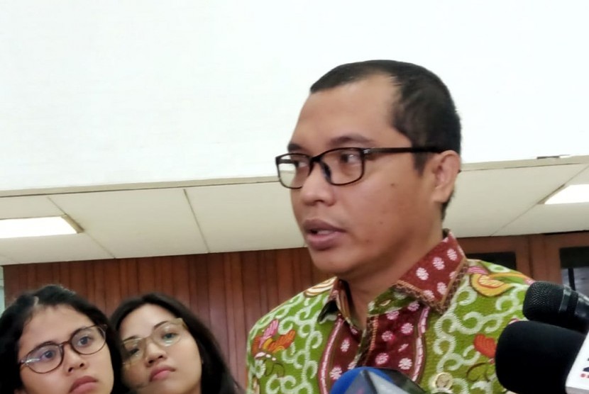 Wakil Ketua Baleg DPR RI Achmad Baidowi di Gedung Nusantara III, Kompleks Parlemen, Jakarta, Jumat (21/2).