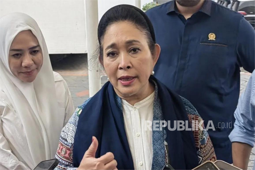 Wakil Ketua Dewan Pembina Partai Gerindra sekaligus Ketua Komisi IV DPR RI Siti Hediati Hariyadi alias Titiek Soeharto di Kompleks Parlemen, Senayan, Jakarta Pusat, Rabu (22/1/2025).