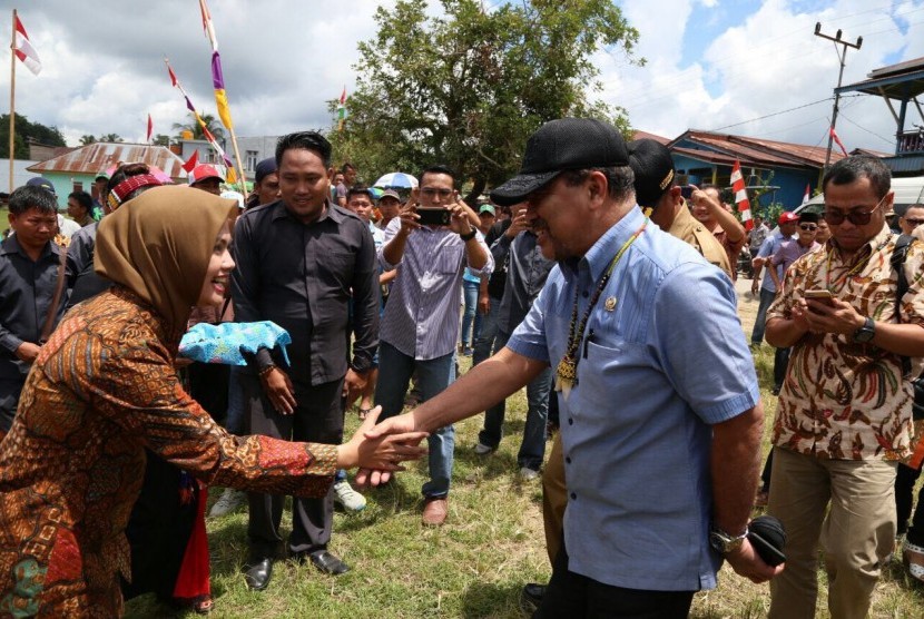 Wakil Ketua DPD RI Nono Sampono saat kunjungan kerja ke Kaltara.