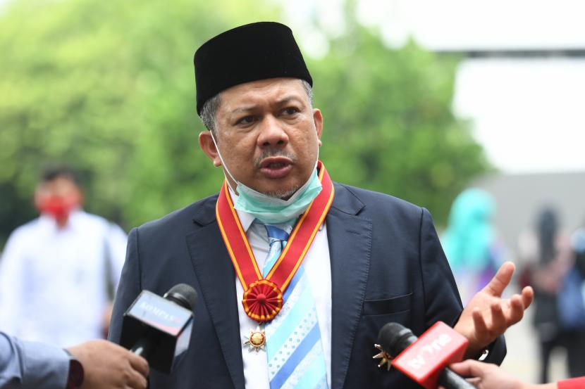 Wakil Ketua Umum DPP Partai Gelora Fahri Hamzah sekaligus Wakil Ketua DPR periode 2014-2019 Fahri Hamzah.
