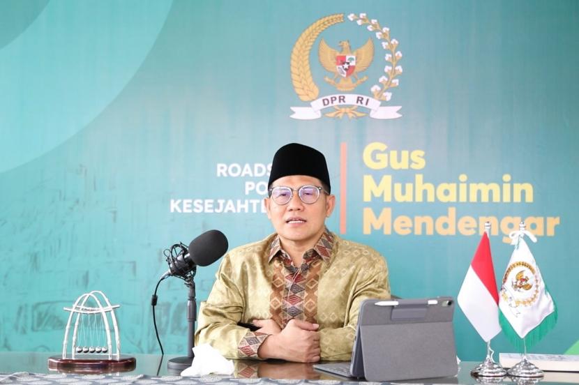 Wakil Ketua DPR Muhaimin Iskandar menanggapi pernyataan pimpinan MPR yang meminta Menteri Keuangan Sri Mulyani mundur akibat anggaran lembaganya yang dipotong. (ilustrasi).