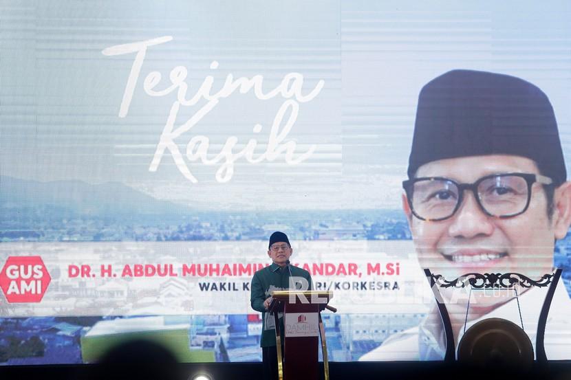 Ketua Umum PKB Muhaimin Iskandar. Beredarnya baliho Cak Imin untuk presiden dipastikan PKB bukan buatan partai.