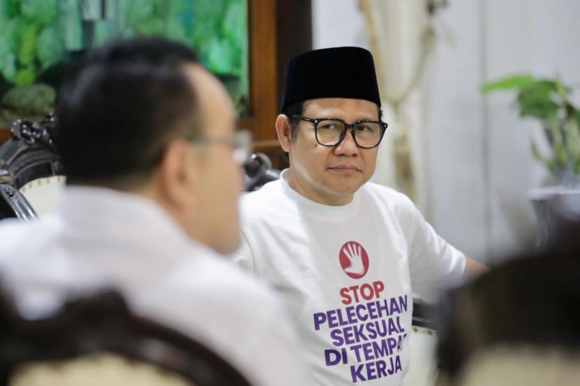 Abdul Muhaimin Iskandar. PKB menawarkan perolehan suara Jateng dan Jatim jika Muhaimin jadi cawapres Prabowo.