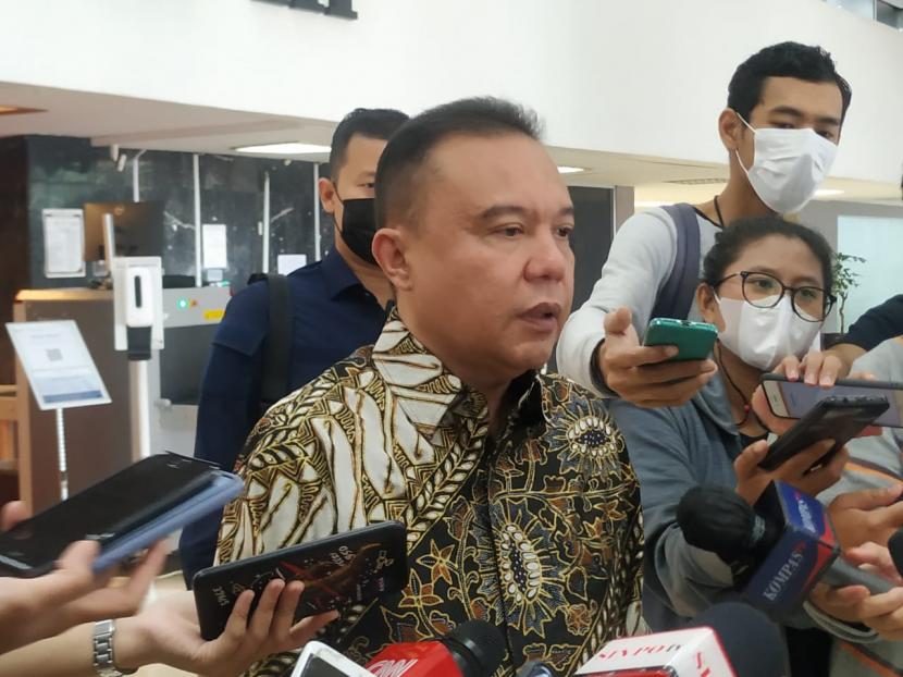 Wakil Ketua DPR RI Sufmi Dasco Ahmad di Kompleks Parlemen Senayan, Jakarta, Senin (27/6). 