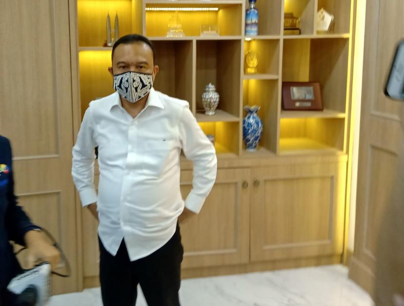 Wakil Ketua DPR dan Ketua Harian Partai Gerindra, Sufmi Dasco Ahmad, saat ditemui di Ruang Pimpinan DPR, Gedung Nusantara III, Kompleks Parlemen, Jakarta, Jumat (11/9).
