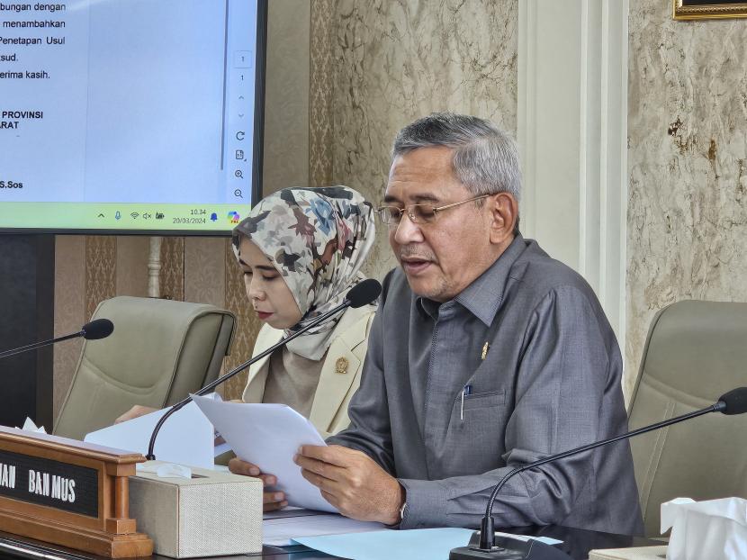 Wakil Ketua DPRD Jabar Achmad Ru’yat