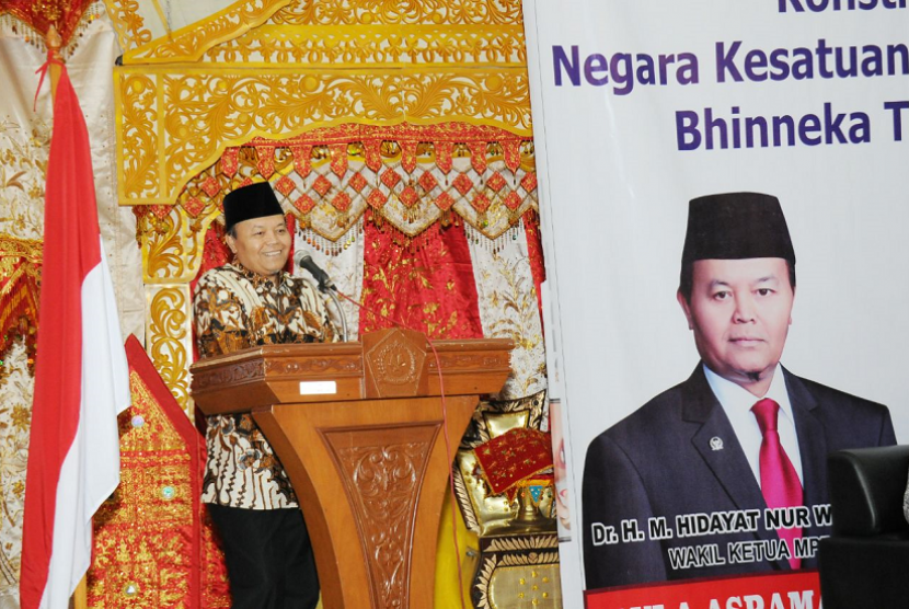 Deputy chairman of the People's Consultative Assembly (MPR) Hidayat Nur Wahid