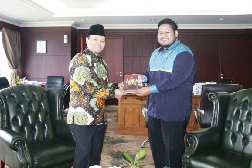  Wakil Ketua Majelis Permusyawaratan Rakyat (MPR) menerima Dewan Pengurus Persatuan Pelajar Indonesia (PPI) Timur Tengah dan Afrika (Timtengka).