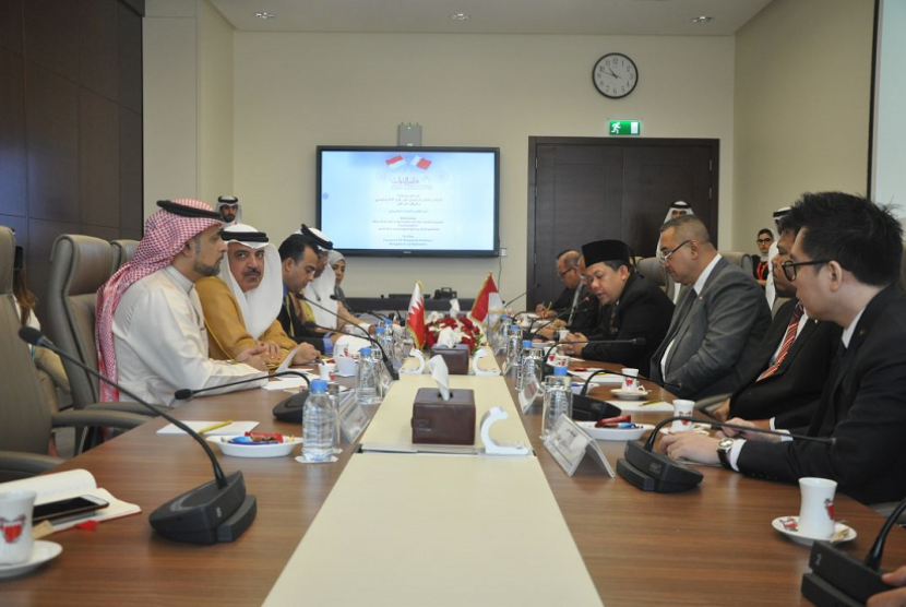 Wakil Ketua MPR Fahri Hamzah bertemu dengan Parlemen Bahrain.