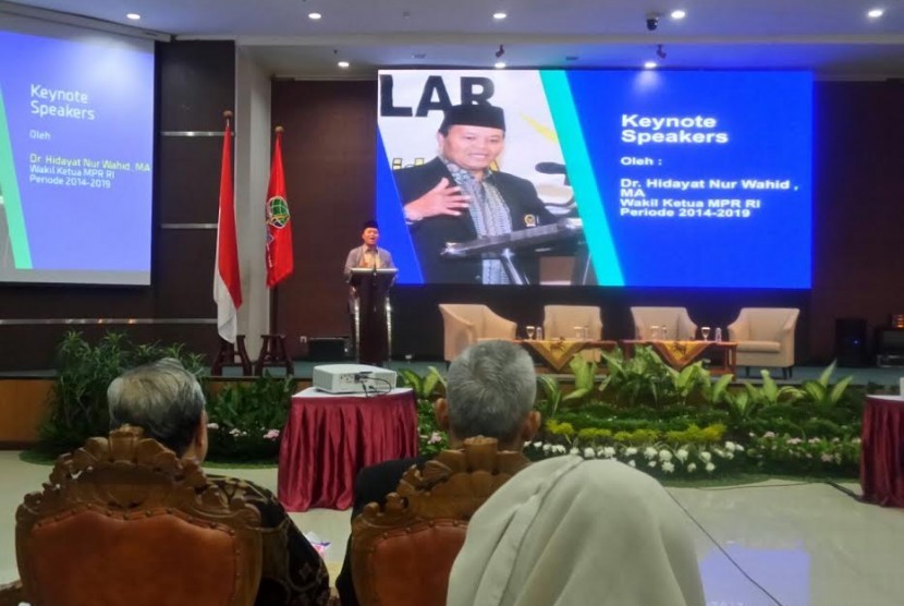 Wakil Ketua MPR Hidayat Nur Wahid.