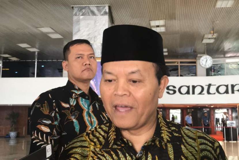 Wakil Ketua MPR Hidayat Nur Wahid di Kompleks Parlemen Senayan, Jakarta, Kamis  (11/10). 