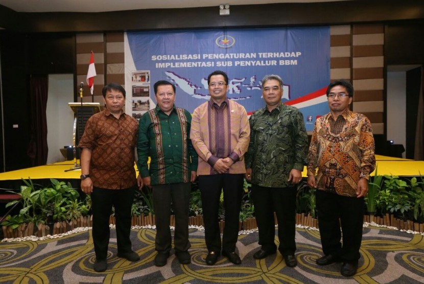 Wakil Ketua MPR Mahyudin (tengah) Saat sosialisasi Empat Pilar MPR RI di Markoni Atas, Balikpapan, Sabtu (9/12).