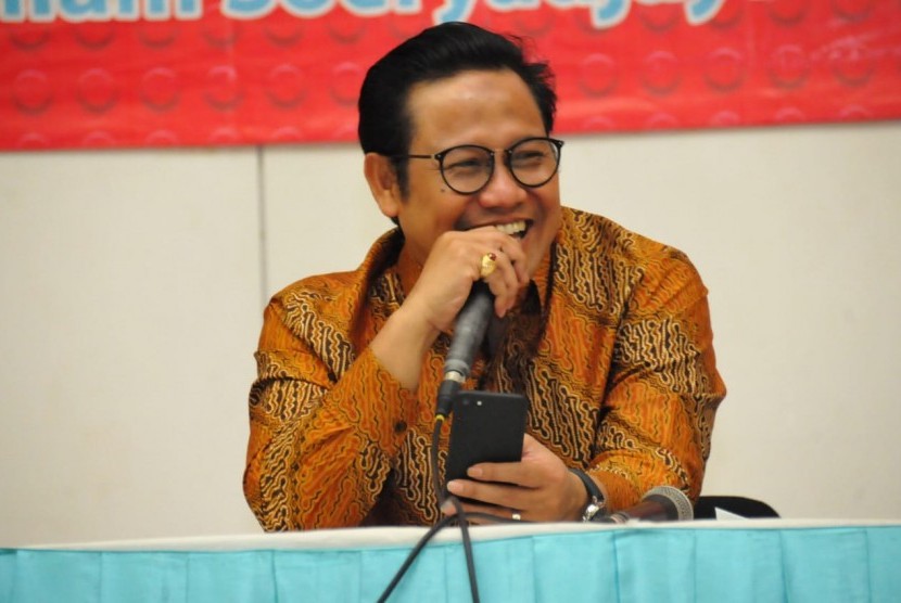 Wakil Ketua MPR RI Muhaimin Iskandar saat menyampaikan Kuliah Umum di hadapan Civitas Akademika Fakultas Hukum Universitas Kristen Indonesia (UKI), Senin (21/5).
