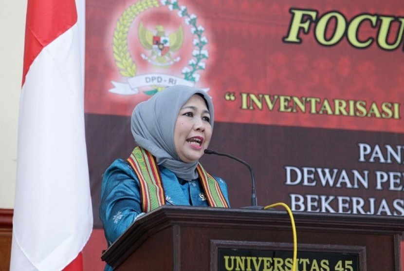 Wakil Ketua Panitia Perancang Undang-Undang (PPUU) Dewan Perwakilan Daerah (DPD) Baiq Diah Ratu Ganefi