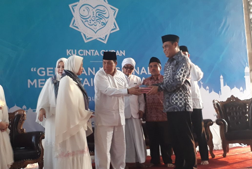 Wakil Ketua Umum Dewan Masjid Indonesia (DMI) yang juga Wakapolri, Komjen Syafruddin meluncurkan Gerakan Nasional Mencintai Alquran (Ku Cinta Alquran) dalam acara soft launching di Masjid Istiqlal, Jakarta Pusat, Senin (4/6).