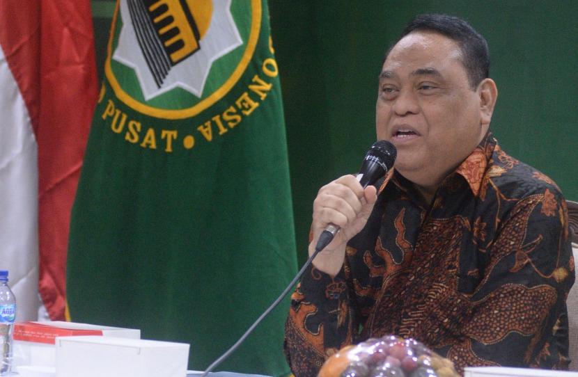 Wakil Ketua Umum Dewan Masjid Indonesia Komjen Pol (purn) Syafruddin.