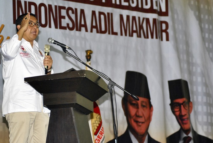Wakil Ketua Umum DPP Partai Gerindra Fadli Zon