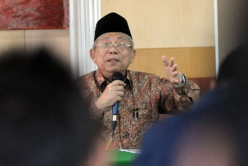 Wakil Ketua Umum MUI KH Ma'ruf Amin.