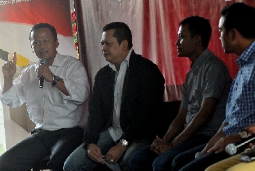 Wakil ketua umum partai Gerindra Edhy Prabowo.
