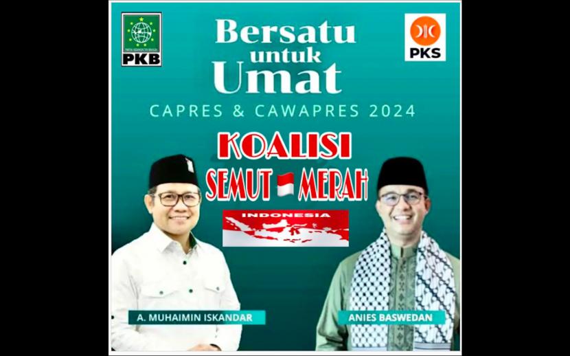 Wakil Ketua Umum Partai Kebangkitan Bangsa (PKB) Jazilul Fawaid mengunggah foto yang menampilkan Ketua Umum PKB Abdul Muhaimin Iskandar dan Gubernur DKI Jakarta Anies Baswedan.