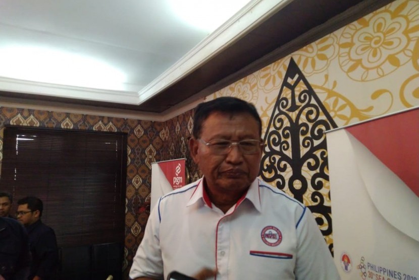 Wakil Ketua Umum Persatuan Bola Voli Indonesia (PBVSI) Irjen Pol. Edy Sunarno di Jakarta, Kamis (19/12).
