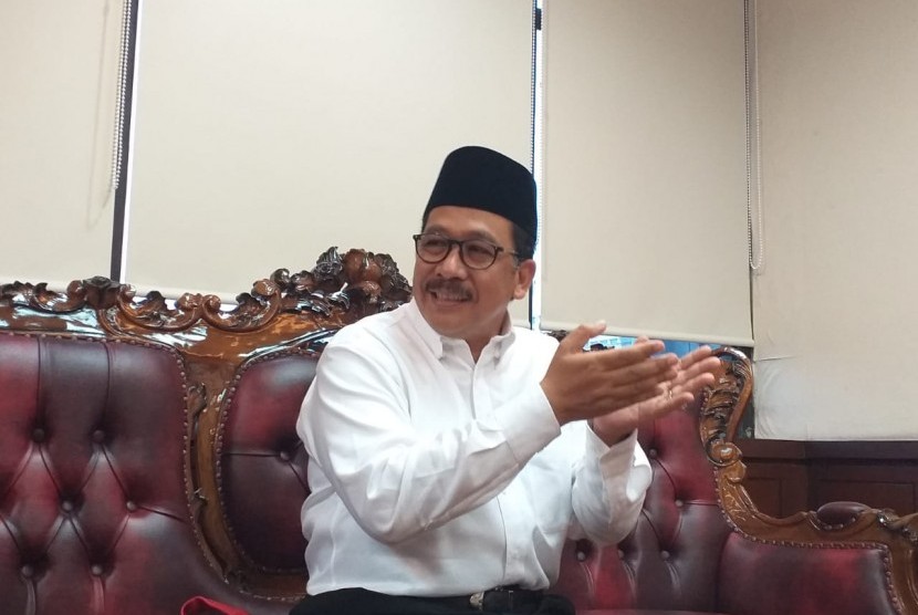 Wamenag: SKB 3 Menteri Sudah Sesuai Amanat Konstitusi. Foto:  Wakil Menteri Agama (Wamenag), KH Zainut Tauhid Sa