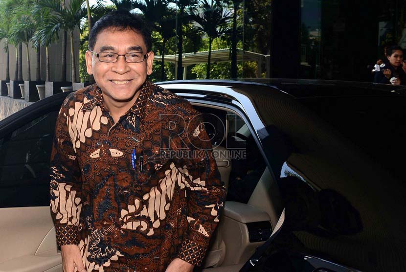 Wakil Menteri Energi dan Sumber Daya Mineral (ESDM) Susilo Siswoutomo (Republika/Agung Supriyanto).